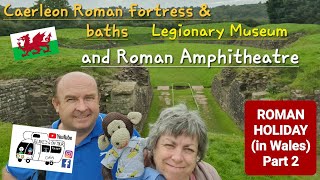 305 Caerleon Castle Roman Fortress and Baths Legionary Museum and Roman Amphitheatre Wales [upl. by Ram]