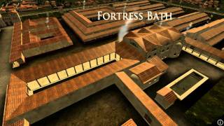 Animation of ancient Roman Fort in Caerleon Wales [upl. by Etnoval817]