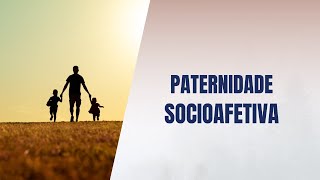 Paternidade socioafetiva [upl. by Htebazila]