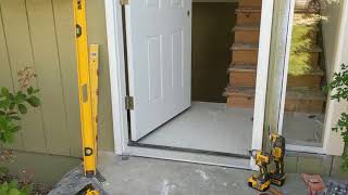 Jeld Wen Front Door Installation  Really crappy products and craftsmanship PART 1 [upl. by Pietra327]