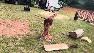 A fabulous range of wooden sculpture at Caerleon festival 2024 [upl. by Virginia]