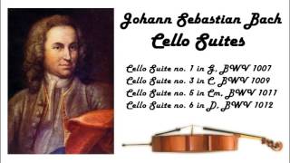 Johann Sebastian Bach  Cello suites in 432 Hz great for reading or studying [upl. by Juna581]