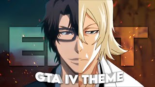 Aizen x Urahara  GTA IV Theme Edit [upl. by Renraw848]